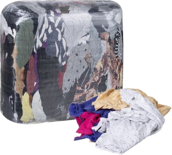 Изображение товара Ветошь Выбор есть трикотаж цветной_Б, 10кг 2215375