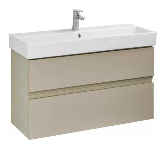 Изображение товара Тумба под раковину Oleta 100 Roca капучино матовый, 2 ящика A857641515