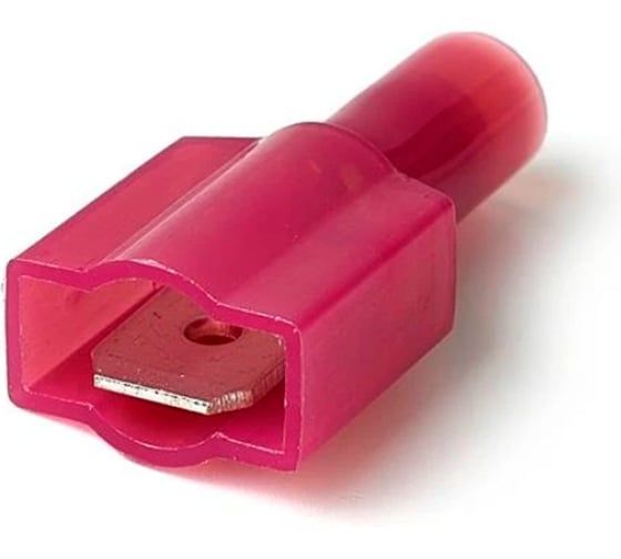 Изображение товара Разъем плоский HLT РПИ-П(H) 1.5-(6.35) красный 20шт. (20уп./уп.) 084-13-033
