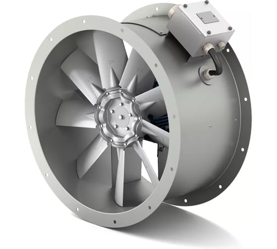 Изображение товара Вентилятор осевой общеобменный ООО "КЗВО" ВО 13-284, общепромышленный, № 7,1, мощность двигателя 7,5 кВт 790216