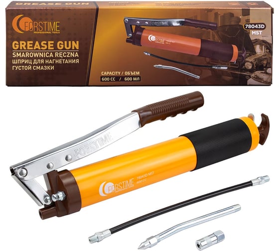 Изображение товара Шприц для нагнетания густой смазки FORSTIME 600 мл FT-78043D MST(65564)