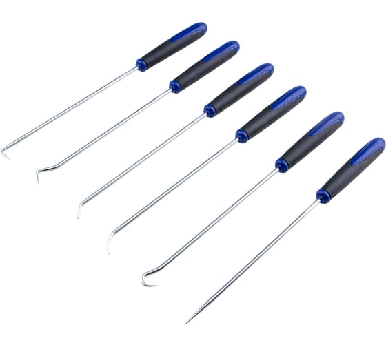 Изображение товара Набор крючков для демонтажа сальников и уплотнителей ZIPMEND 6 предметов ZS-A003001