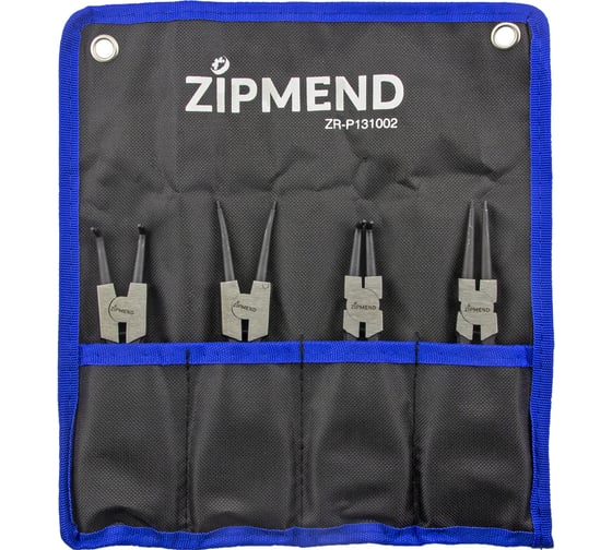 Изображение товара Набор съёмников стопорных колец ZIPMEND L-180 мм, 4 предмета ZR-P131002