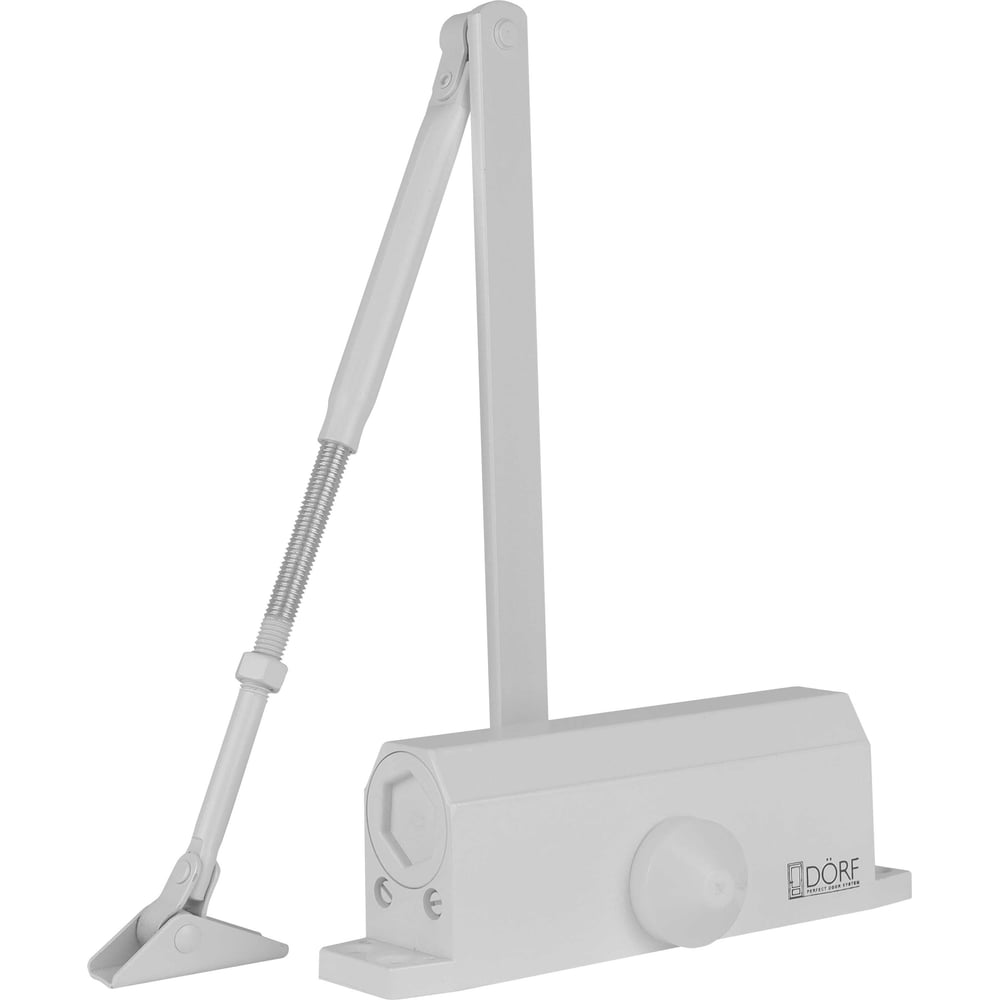 Дверной доводчик DORF 110 кг, белый L8224_white