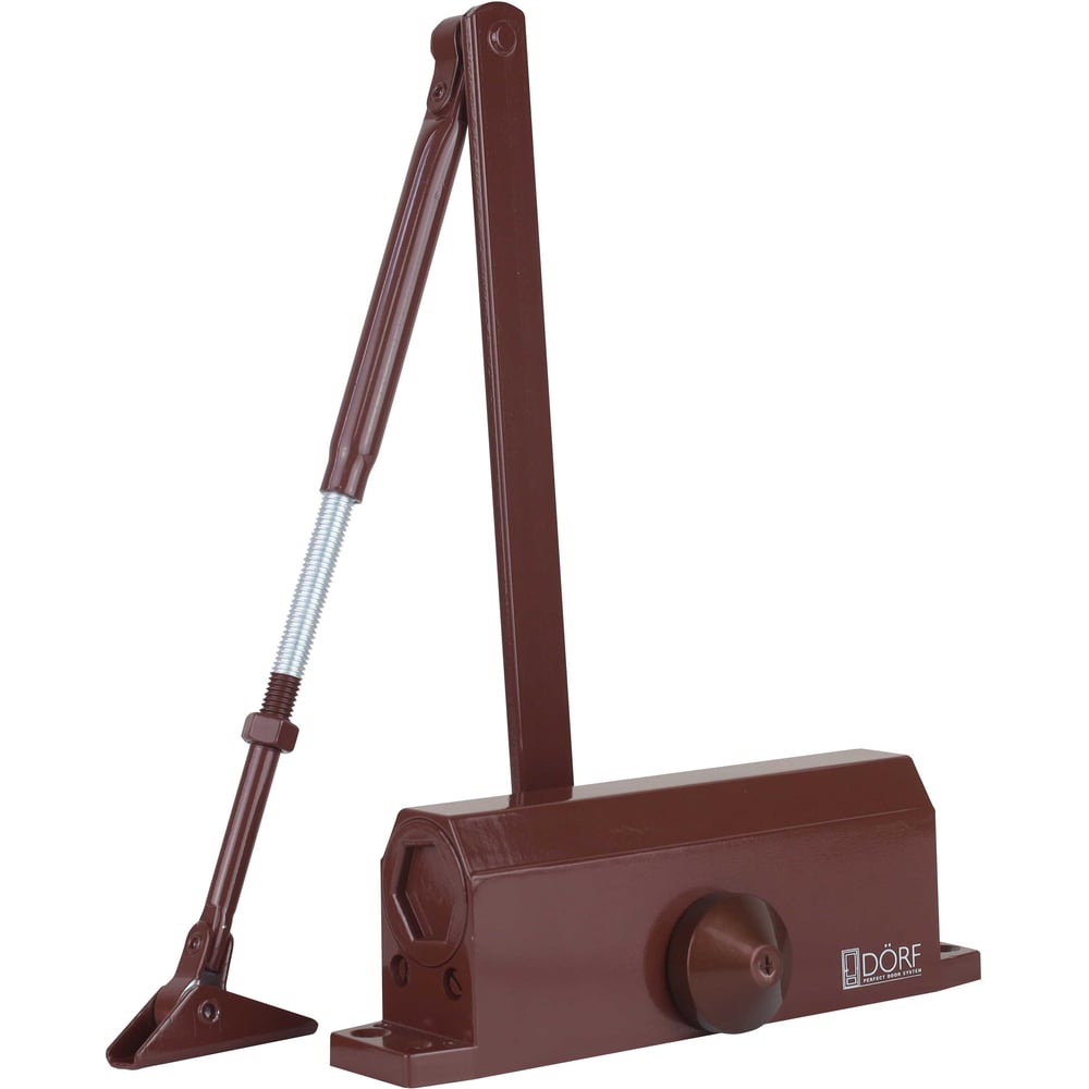 Изображение товара Дверной доводчик DORF 110 кг, коричневый L8224_brown Изображение товара Дверной доводчик DORF 110 кг, коричневый L8224_brown
