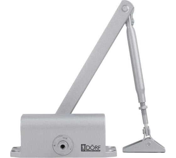 Изображение товара Дверной доводчик DORF 45 кг, серебро L8222_silver