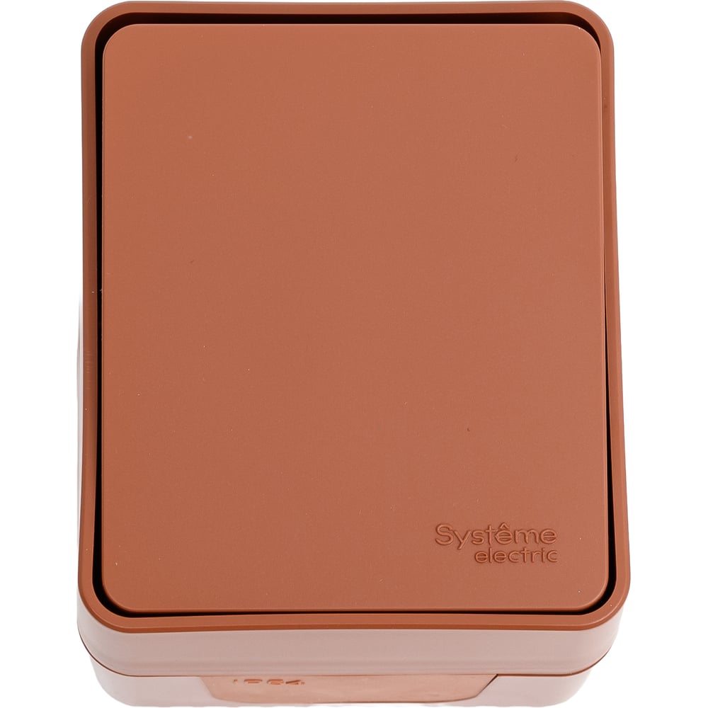 Изображение товара 1-клавишный переключатель Systeme Electric ATLASDESIGN PROFI IP54 ТЕРРАКОТОВЫЙ