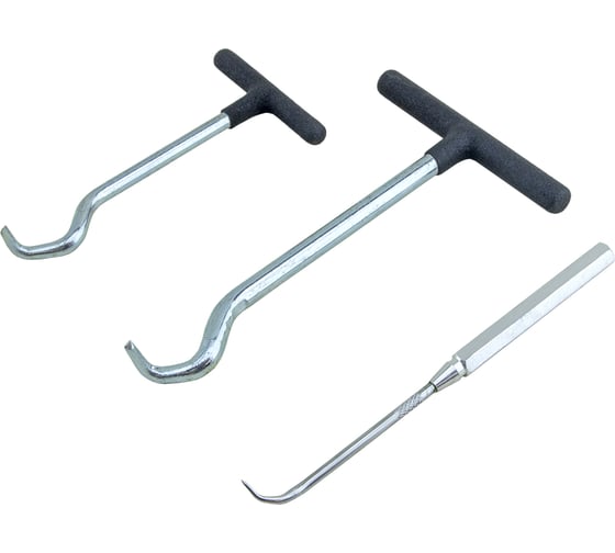 Изображение товара Набор крючков для демонтажа сальников и уплотнительных колец ZIPMEND 3 предмета ZS-A003010