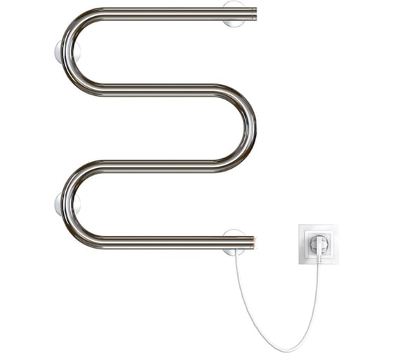 Изображение товара Электрический полотенцесушитель Zox М 50x40 кнопочный выкл, 123 Вт 541703