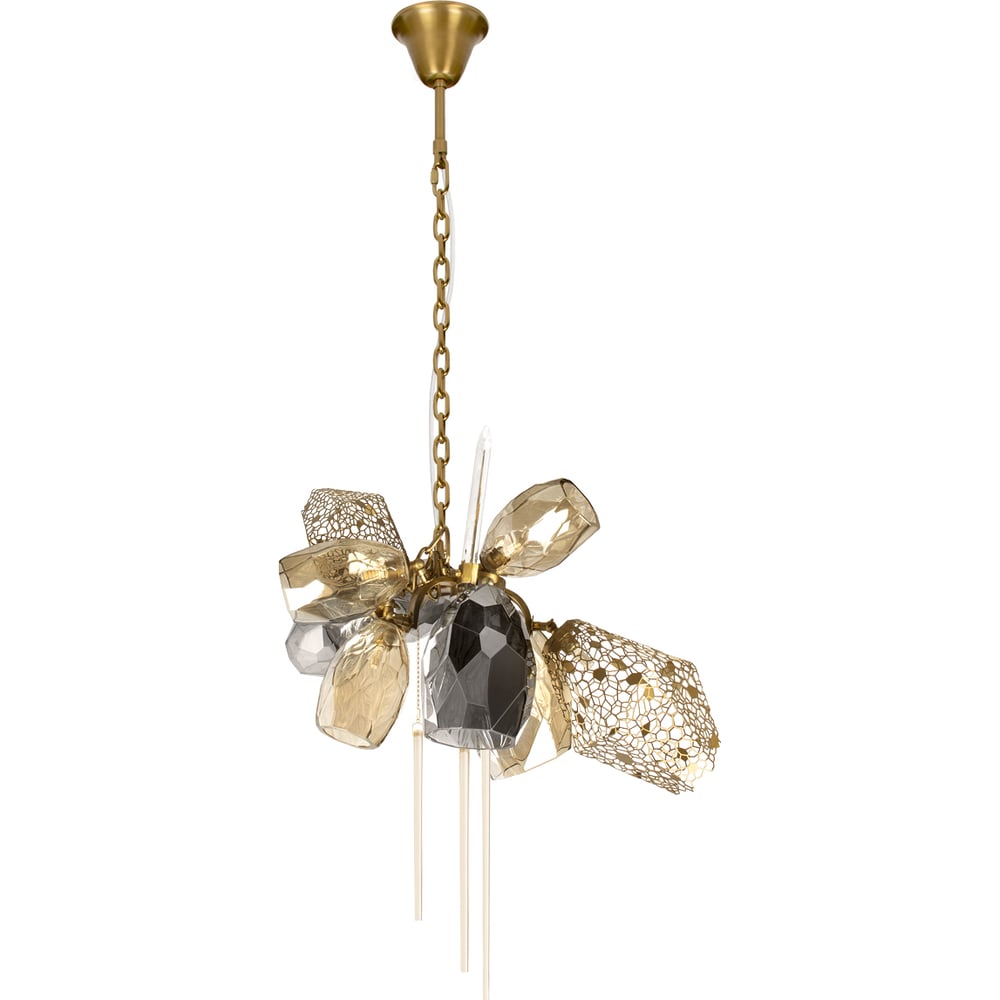 Изображение товара Подвесная люстра LOFT IT Britannica 10401/600S стиль арт-деко в золоте