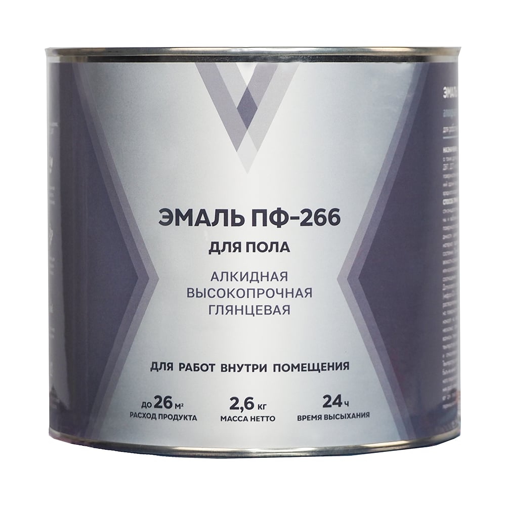 Изображение товара Эмаль V ПФ-266 для пола, алкидная, светлый орех, высокая износостойкость