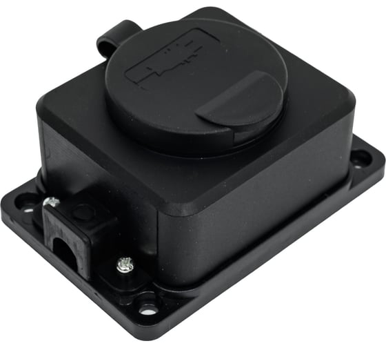 Изображение товара Одноместная колодка с резиновыми заглушками IP65 с заземлением Monolit 1183