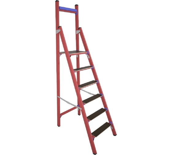 Изображение товара Диэлектрическая стеклопластиковая стремянка с вертикальной опорой Антиток СВД-1.5 Т 413745