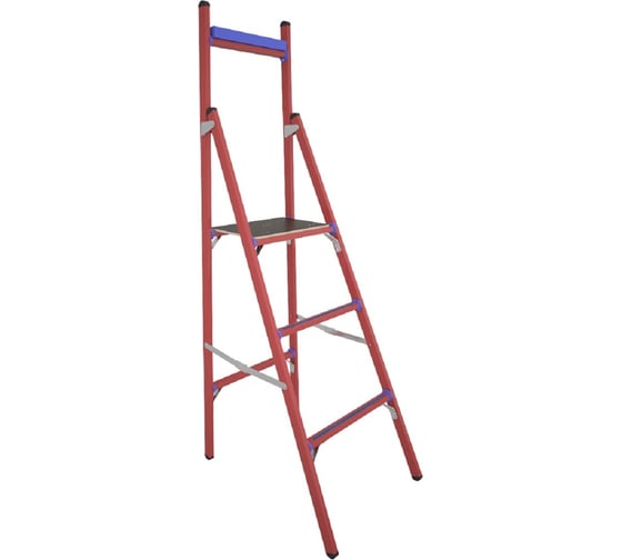 Изображение товара Диэлектрическая стеклопластиковая стремянка с вертикальной опорой Антиток СВД-1.3 413742