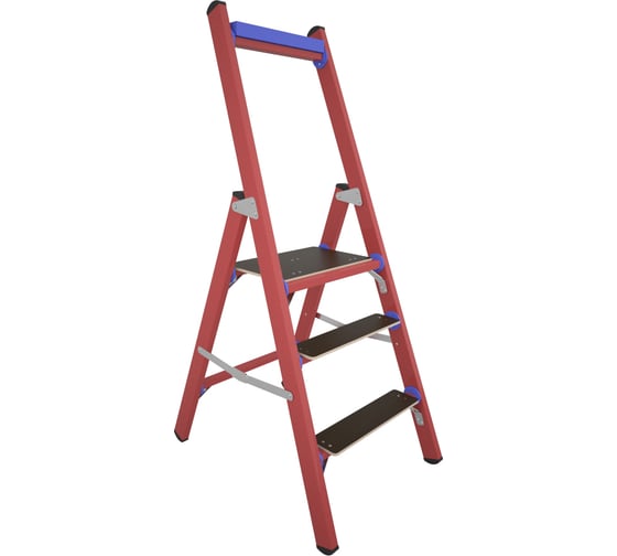 Изображение товара Диэлектрическая стеклопластиковая стремянка с симметричной опорой телелком Антиток ССД-0.7 ЕТ 407241