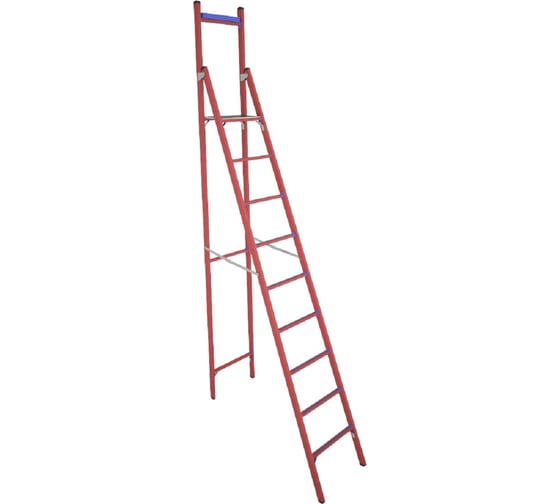Изображение товара Диэлектрическая стеклопластиковая стремянка с вертикальной опорой Антиток СВД-4.0 Е 413762