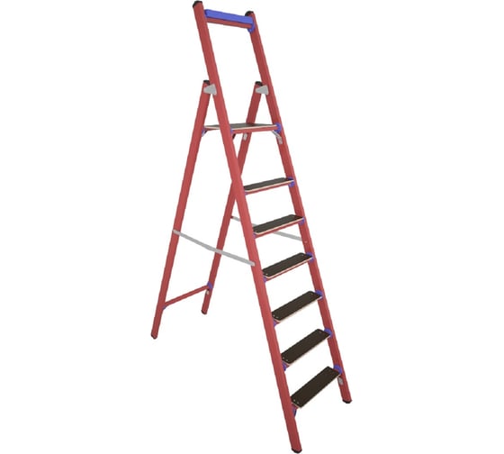 Изображение товара Диэлектрическая стеклопластиковая стремянка с симметричной опорой Антиток ССД-1.8 T 413783