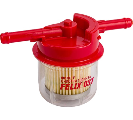 Изображение товара Фильтр топливный 03 T с отстойником для ГАЗ/ВАЗ/УАЗ с карбюратором FELIX 410030154