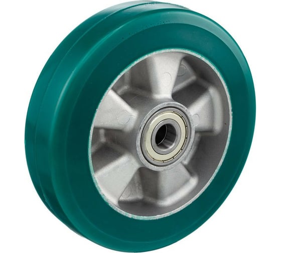 Изображение товара Колесо большегрузное под ось (200 мм; 700 кг, полиуретан TR-ROLL/алюминий) Tellure Rota 622106