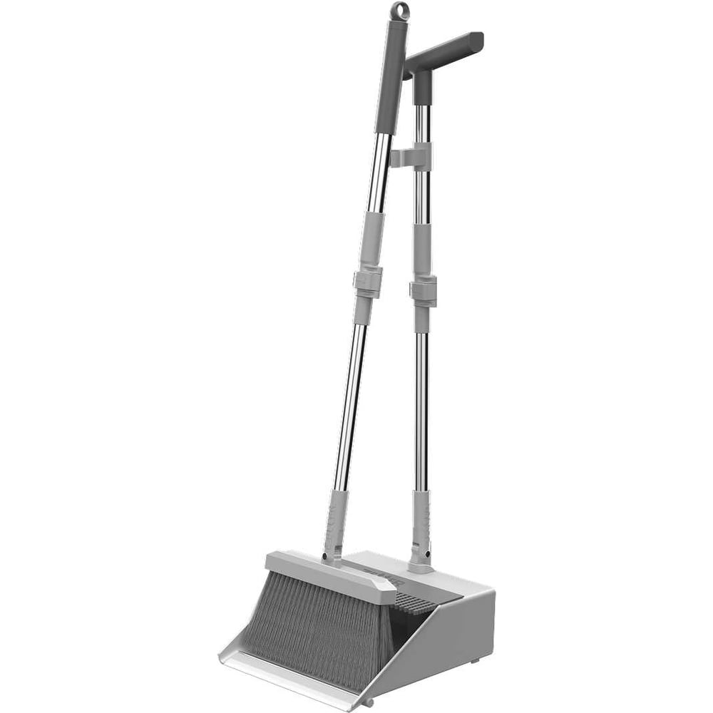 Изображение товара Щетка и совок ZETTER М, белый цвет, бытовой класс