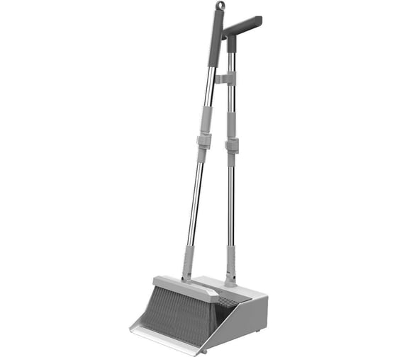 Изображение товара Щетка и совок ZETTER М, цвет белый BD-BS-01-MW