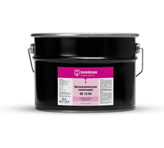 Изображение товара Органосиликатная композиция SHIHRAN ОС 12-03 желтая RAL 1003 10кг 007702