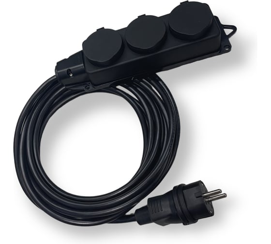 Изображение товара Удлинитель силовой iTOK тип SU серии iCONNECT с заземлением ПВС 3x2,5 мм 3 гнезда IP44 ГОСТ 1,5 м i-CONNECT-SU-PVS-325-3-44-1-5