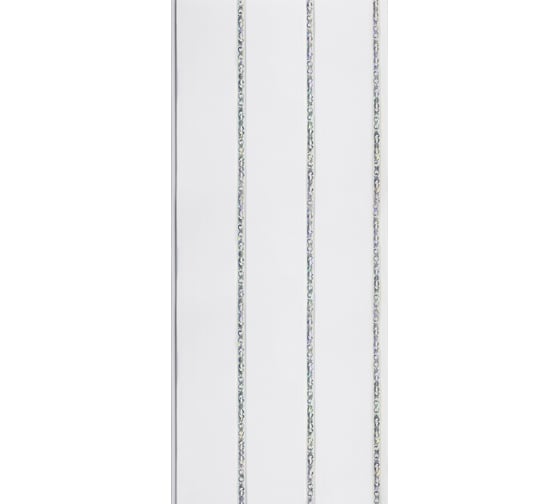 Изображение товара Панель Центурион Софитто ПВХ, 0,240x3,0 м, 3 полосы Элегия белая лак 10 шт/уп 91812