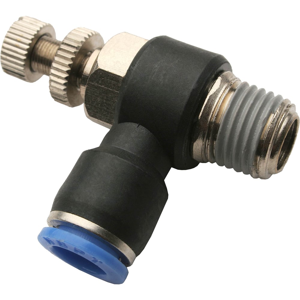 Изображение товара Дроссель-регулятор угловой NBPT NSC 8-04 1 шт. для систем трубопроводов