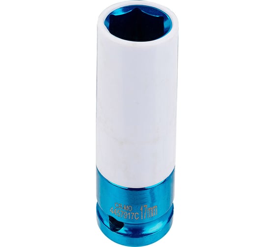 Изображение товара Головка ударная глубокая Rockforce для литых дисков с защитным кожухом 17мм, 1/2 RF-4457917C(61716)