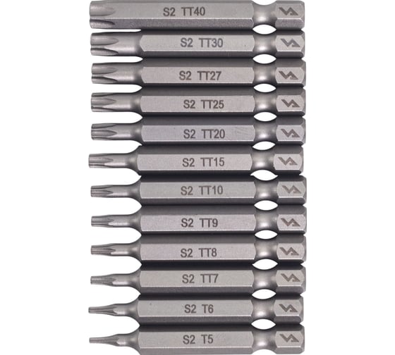 Изображение товара Набор бит VIRA TORX 50 мм 12 шт 303240