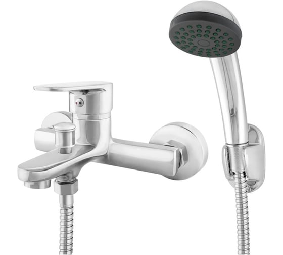 Изображение товара Смеситель одноручный для ванны Klip КЛИП 1501  кер.картридж 35мм, с аксессуарами, латунь тов-225710