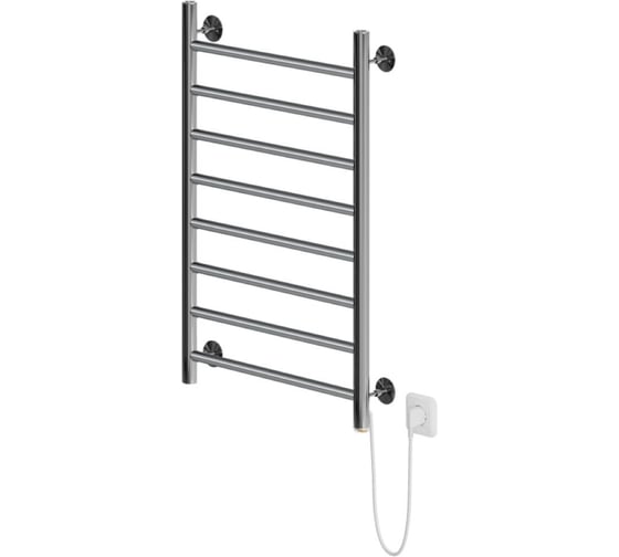 Изображение товара Полотенцесушитель MIXLINE VEGA 80x50 кноп выключатель, 340Вт, 8 перекладин, правый электрический_ 556368