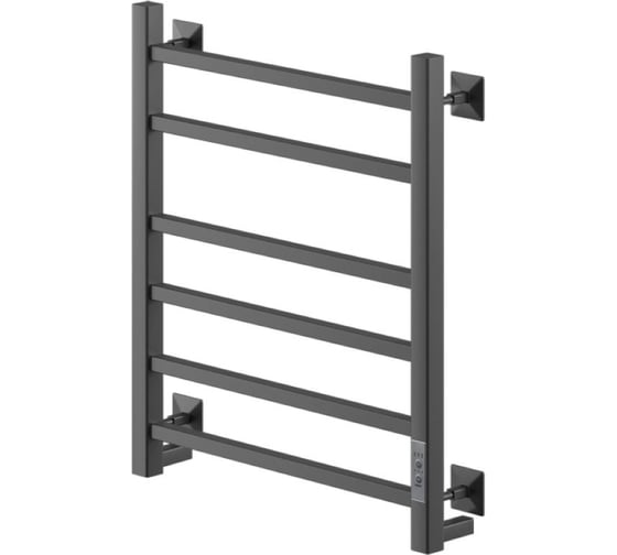 Изображение товара Полотенцесушитель MIXLINE FORTUNE 60x50 таймер, 323 Вт, 6 перекладин электрический ЧЕРНЫЙ 556373