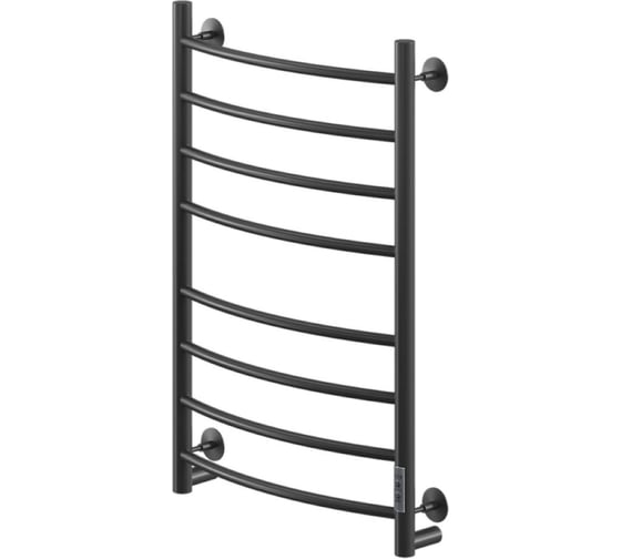 Изображение товара Полотенцесушитель MIXLINE CAPELLA 80x50 таймер, 318 Вт, 8 перекладин электрический ЧЕРНЫЙ_ 556412