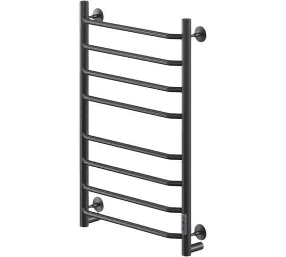 Изображение товара Полотенцесушитель MIXLINE MIRA 80x50 таймер, 335 Вт, 8 перекладин электрический ЧЕРНЫЙ_ 556418