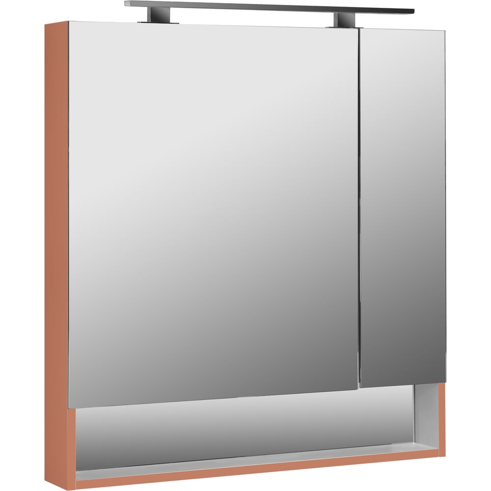 Изображение товара Зеркальный шкаф Roca The Gap Original 80 терракота двухдверный с подсветкой