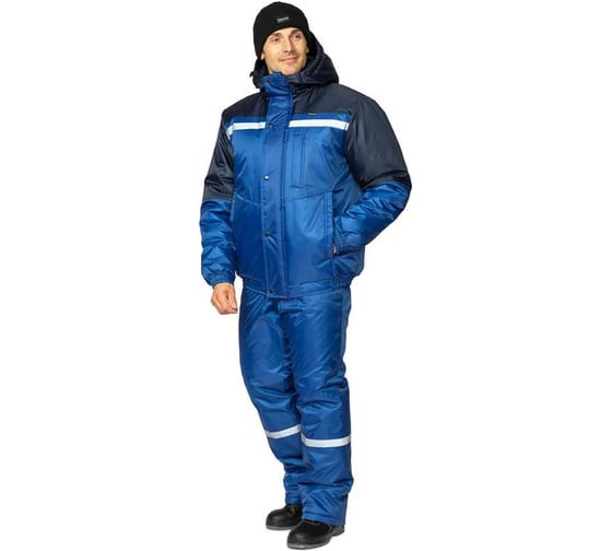 Изображение товара Костюм мужской Прабо утепленный Стимул-М василёк/синий 112-116/182-188 (56/5) 32781