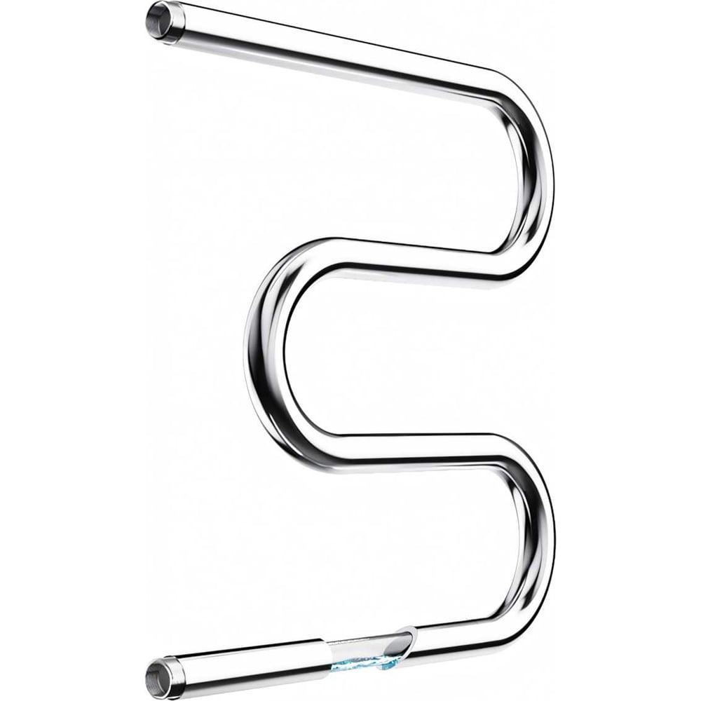 Изображение товара Водяной полотенцесушитель Zox М 50x50 1'' ПОЛИМЕР хромированный для ванной комнаты