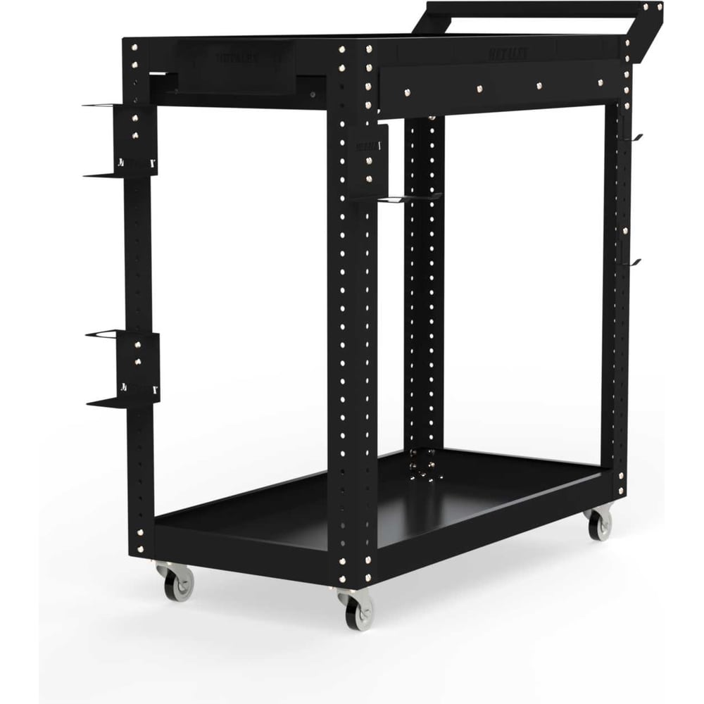 Изображение товара Инструментальная тележка для хранения инструментов металлическая 1А 900x400x800 черная