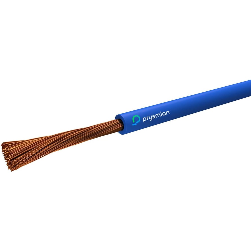 Изображение товара Провод PRYSMIAN ПуГПнг(А)-HF 1*6 синий 6301070501 Изображение товара Провод PRYSMIAN ПуГПнг(А)-HF 1*6 синий 6301070501