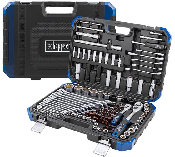 Изображение товара Набор инструментов Scheppach 125+6 предметов Sch-41252-5/Premium/(64484)