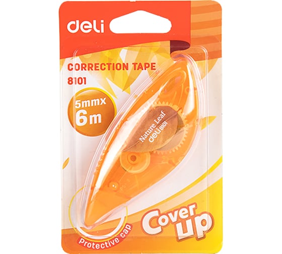 Изображение товара Набор корректирующих лент DELI 6мх5мм ассорти корпус белый блистер (24 шт. в наборе) E8101