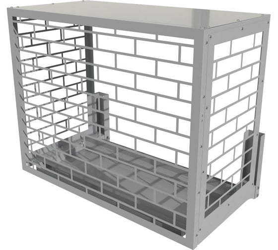 Изображение товара Корзина для кондиционера АрсеналЪ Кладка, 942x1150x641, центральная, две боковые и нижняя панели с прямой крышей КС-41-1150-К