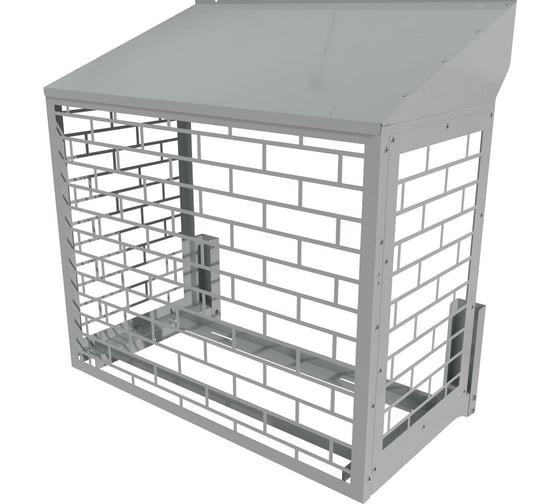 Изображение товара Корзина для кондиционера АрсеналЪ Кладка, 1065x1300x728, центральная и две боковые панели с косой крышей КС-32-1300-К