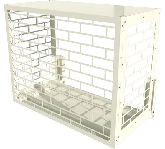 Изображение товара Корзина для кондиционера АрсеналЪ Кладка, 792x1040x571, центральная, две боковые и нижняя панели с прямой крышей КБ-41-1040-К