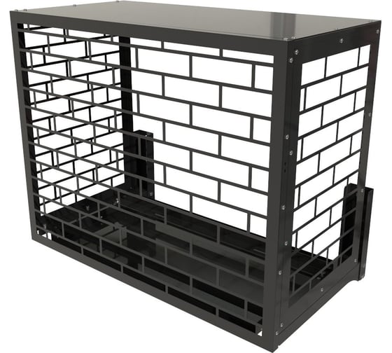 Изображение товара Корзина для кондиционера АрсеналЪ Кладка, 942x1150x641, центральная, две боковые и нижняя панели с прямой крышей КЧ-41-1150-К