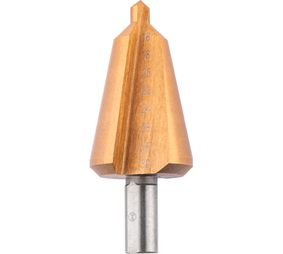 Изображение товара Сверло конусное с прямой режущей кромкой по металлу Basis (16-30 мм; HSS-TiN) Monogram 101-101