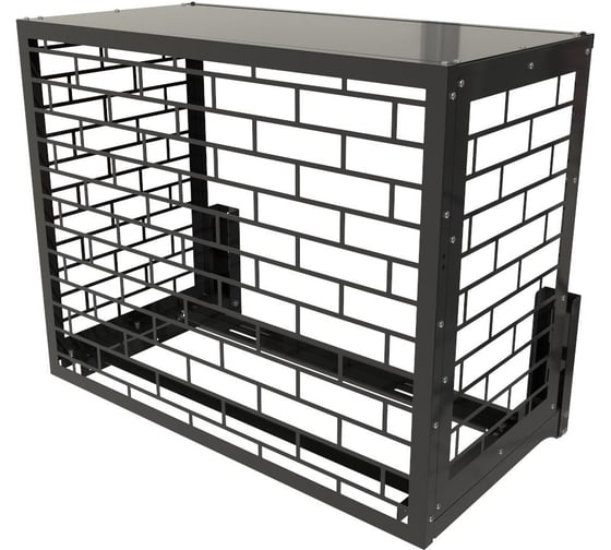 Изображение товара Корзина для кондиционера АрсеналЪ Кладка, 942x1150x641, центральная и две боковые панели с прямой крышей КЧ-31-1150-К