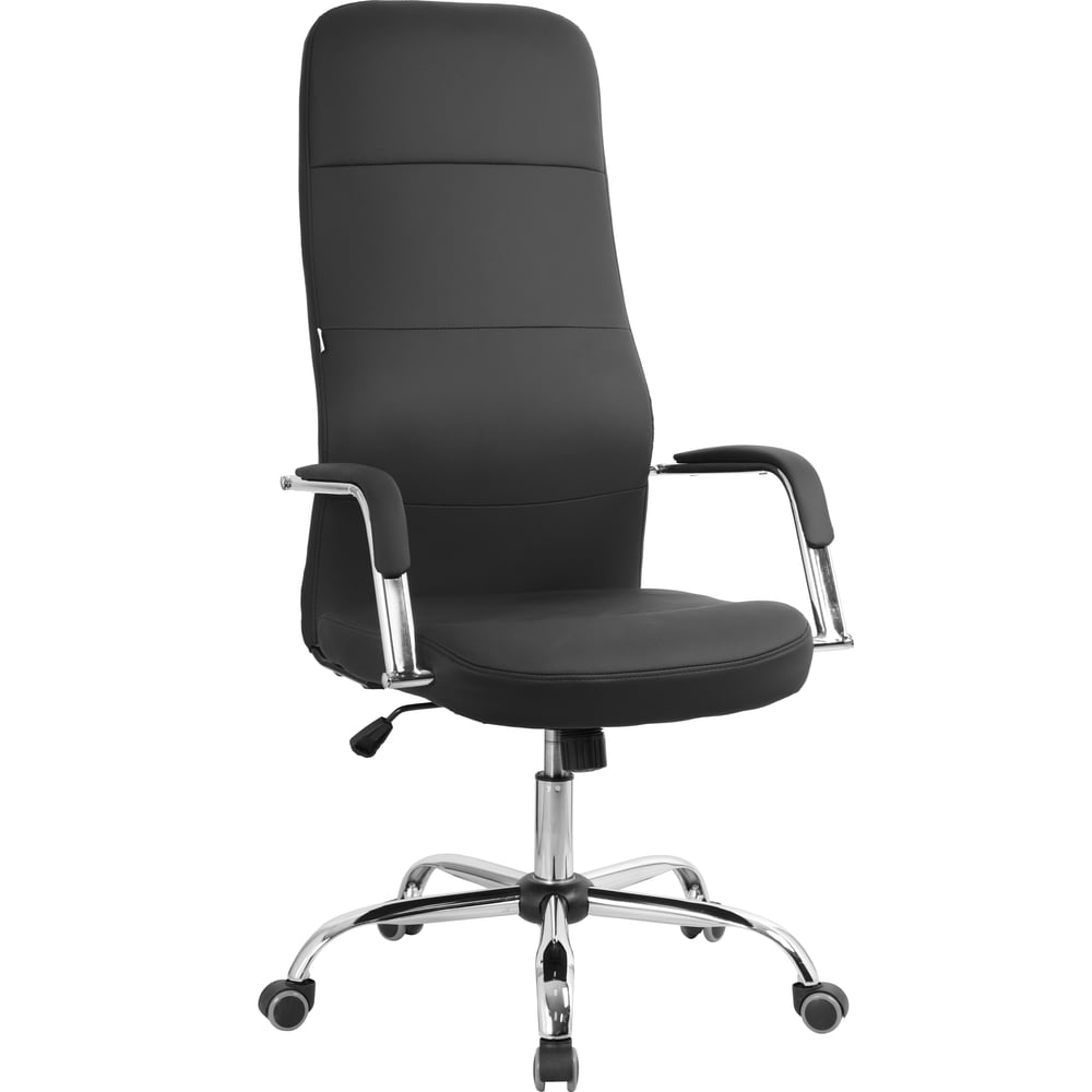 Изображение товара Офисное поворотное кресло KSG Kingstyle SHL-16 Glance PU Chrome черное